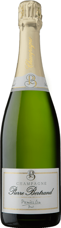 Envio grátis | Espumante branco Pierre Bertrand Premier Cru Brut A.O.C. Champagne Champagne França Pinot Preto, Chardonnay, Pinot Meunier 75 cl