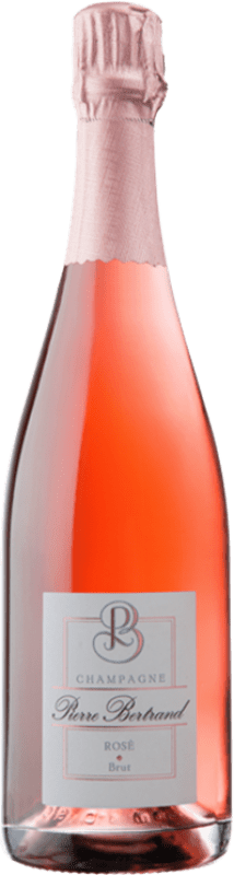 Envío gratis | Espumoso rosado Pierre Bertrand Premier Cru Rosé A.O.C. Champagne Champagne Francia Pinot Negro, Chardonnay, Pinot Meunier 75 cl