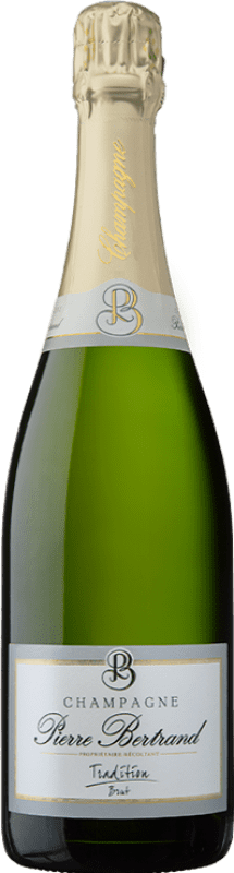 28,95 € | Vin Mousseux Blanc Pierre Bertrand Brut Traditionnelle A.O.C. Champagne Champagne France Pinot Noir, Chardonnay, Pinot Meunier 75 cl