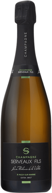 Spedizione Gratuita | Spumante bianco Serveaux Les Blancs de la Vallée Brut Extra A.O.C. Champagne champagne Francia Chardonnay 75 cl