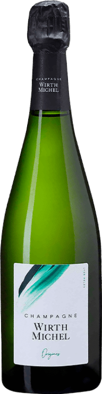 Kostenloser Versand | Weißer Sekt Wirth Michel Origines Extra Brut A.O.C. Champagne Champagner Frankreich Chardonnay, Pinot Meunier 75 cl