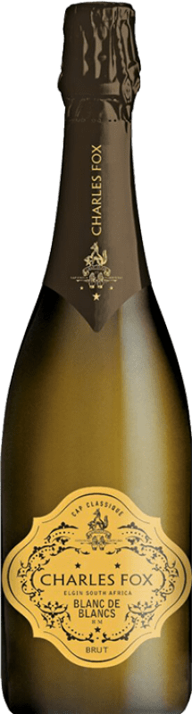 Бесплатная доставка | Белое игристое Charles Fox Blanc de Blancs Elgin Valley Южная Африка Chardonnay 75 cl