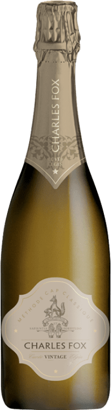 免费送货 | 白起泡酒 Charles Fox Brut — 起泡酒 干型 Vintage Elgin Valley 南非 Pinot Noir — 黑皮诺, Chardonnay — 莎当妮, Pinot Meunier — 黑皮诺·莫尼耶 75 cl