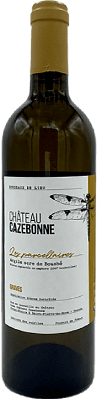 Envoi gratuit | Vin blanc Château Cazebonne Les Parcellaires Argile Ocre de Bouché Blanc A.O.C. Graves France Sauvignon Blanc, Sémillon, Sauvignon Gris 75 cl