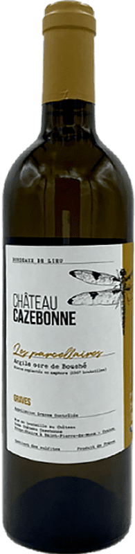 Free Shipping | White Wine Château Cazebonne Les Parcellaires Argile Ocre de Bouché A.O.C. Graves France Sémillon, Sauvignon Gris, Sauvignon 75 cl