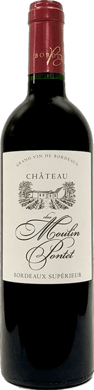 18,95 € Envío gratis | Vino tinto Château Clos Moulin Pontet A.O.C. Bordeaux Supérieur