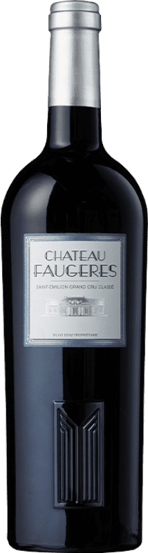 Spedizione Gratuita | Vino rosso Château Faugères A.O.C. Saint-Émilion Grand Cru Francia Merlot, Cabernet Sauvignon, Cabernet Franc 75 cl