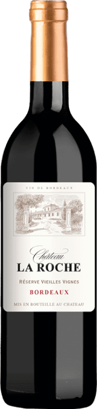 17,95 € Kostenloser Versand | Rotwein Château La Roche. Roustaing Vieilles Vignes Reserve A.O.C. Bordeaux