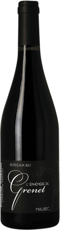 13,95 € Envío gratis | Vino Tinto Chibaou L'Éphémère de Grenet A.O.C. Bordeaux