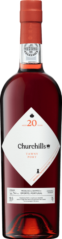 51,95 € Spedizione Gratuita | Vino rosso Churchill's Tawny I.G. Porto 20 Anni
