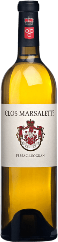 51,95 € Envío gratis | Vino Blanco Comtes von Neipperg Clos Marsalette A.O.C. Pessac-Léognan