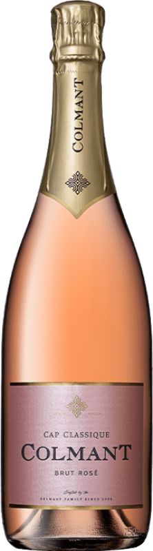 Бесплатная доставка | Розовое игристое вино Colmant Brut — брют Классический, Rosé — Розе I.G. Franschhoek Южная Африка Pinot Noir — Пино Нуар, Chardonnay — Шардоне 75 cl