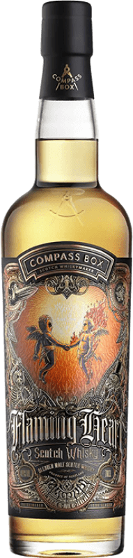 Envoi gratuit | Blended Whisky Compass Box Flaming Heart Ecosse Royaume-Uni 70 cl