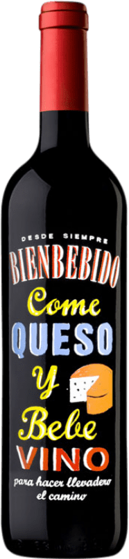 Free Shipping | Red wine Democratic Bienbebido Come Queso Spain Tempranillo 75 cl