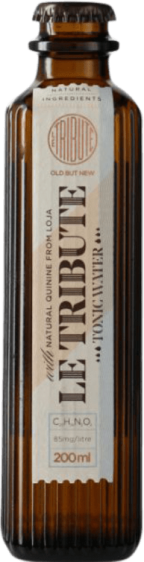11,95 € Envio grátis | Caixa de 4 unidades Refrigerantes MG Le Tribute Garrafinha 20 cl Tonic Water — Tónica
