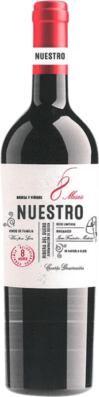 16,95 € 送料無料 | 赤ワイン Díaz Bayo Nuestro 8 Meses D.O. Ribera del Duero