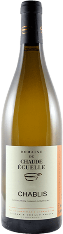 Бесплатная доставка | Белое вино Chaude Écuelle A.O.C. Chablis Франция Chardonnay 75 cl