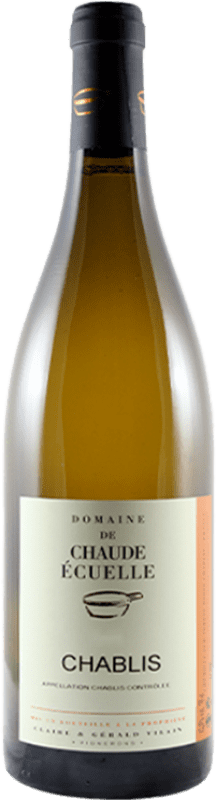 Бесплатная доставка | Белое вино Chaude Écuelle A.O.C. Chablis Франция Chardonnay — Шардоне 75 cl