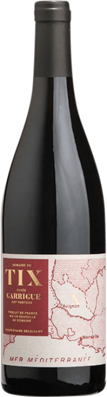 免费送货 | 红酒 Domaine du Tix Cuvée Garrigue A.O.C. Côtes du Ventoux 法国 Syrah, Grenache 75 cl