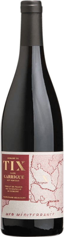 Envio grátis | Vinho Tinto Domaine du Tix Garrigue Cuvée A.O.C. Côtes du Ventoux França Syrah, Garnacha — Grenache 75 cl