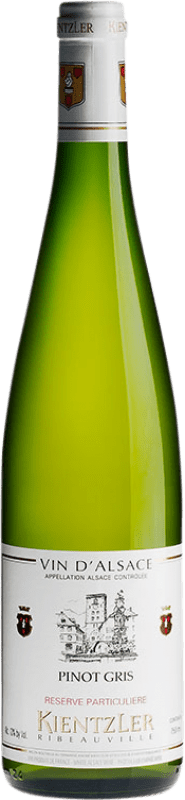 28,95 € | Vinho Branco Domaine Kientzler Particulière Reserva A.O.C. Alsace Alsácia França Pinot Cinzento 75 cl