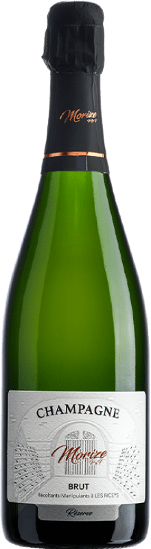 39,95 € | Blanc mousseux Domaine Morize Brut Réserve A.O.C. Champagne Champagne France Pinot Noir, Chardonnay 75 cl