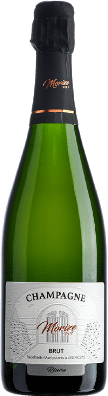 39,95 € | Vin Mousseux Blanc Domaine Morize Brut Réserve A.O.C. Champagne Champagne France Pinot Noir, Chardonnay 75 cl