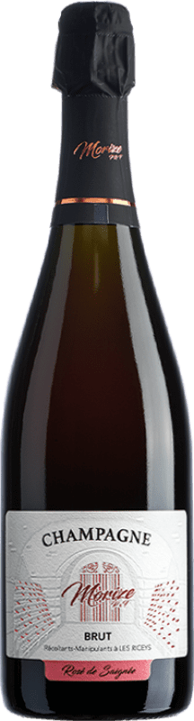 42,95 € | Vin Mousseux Rosé Domaine Morize Saignée Brut Rosé A.O.C. Champagne Champagne France Pinot Noir 75 cl