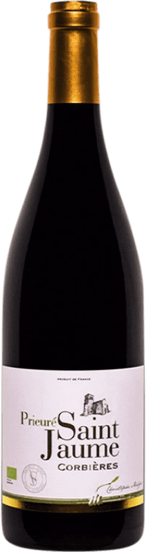 Free Shipping | Red Wine Domaine Prieuré Saint Jaume A.O.C. Corbières France Syrah — Shiraz, Garnacha — Grenache 75 cl