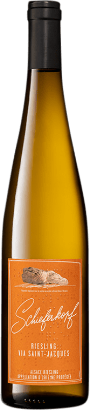 16,95 € Envio grátis | Vinho Branco Domaine Schieferkopf Via Saint Jacques A.O.C. Alsace