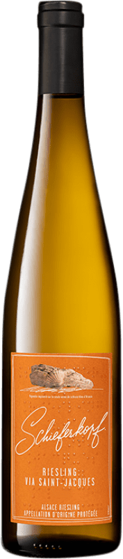 Kostenloser Versand | Weißwein Schieferkopf Via Saint Jacques A.O.C. Alsace Elsass Frankreich Riesling 75 cl