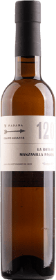 Kostenloser Versand | Verstärkter Wein Equipo Navazos La Bota de Manzanilla Pasada 120 Botas No D.O. Manzanilla-Sanlúcar de Barrameda Andalusien Spanien Palomino Fino Medium Flasche 50 cl