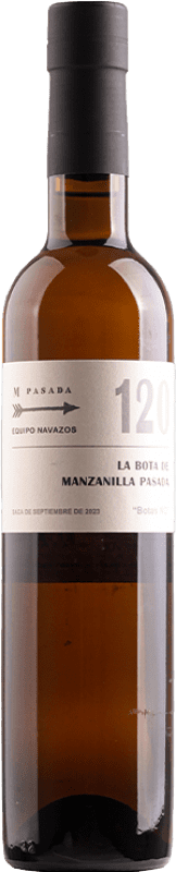 91,95 € Envio grátis | Vinho fortificado Equipo Navazos La Bota de Manzanilla Pasada 120 Botas No D.O. Manzanilla-Sanlúcar de Barrameda Garrafa Medium 50 cl