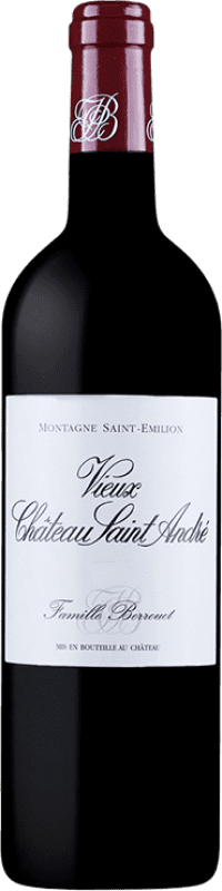 34,95 € | Red wine Famille Berrouet. Château Saint-André A.O.C. Montagne Saint-Émilion France Merlot, Cabernet Franc 75 cl