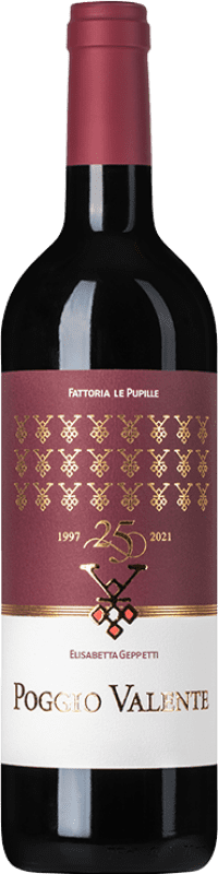 61,95 € Бесплатная доставка | Красное вино Le Pupille Poggio Valente Rosso I.G.T. Toscana