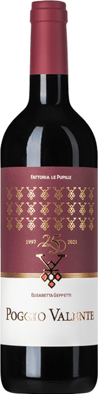 42,95 € | Red wine Le Pupille Poggio Valente Rosso I.G.T. Toscana Tuscany Italy Sangiovese 75 cl
