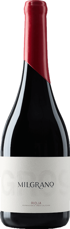 Бесплатная доставка | Красное вино GR99 Milgrano D.O.Ca. Rioja Ла-Риоха Испания Tempranillo, Grenache, Viura 75 cl