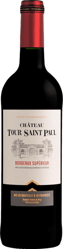 10,95 € | Red wine Kressmann Château Tour Saint Paul A.O.C. Bordeaux Supérieur Bordeaux France Merlot, Cabernet Sauvignon 75 cl