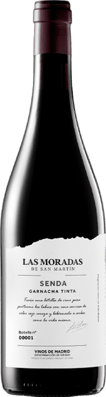 Free Shipping | Red wine Las Moradas Senda D.O. Vinos de Madrid Madrid's community Spain Grenache 75 cl