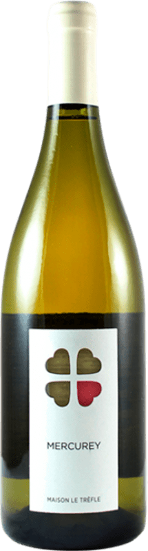 Бесплатная доставка | Белое вино Le Tréfle A.O.C. Mercurey Франция Chardonnay 75 cl