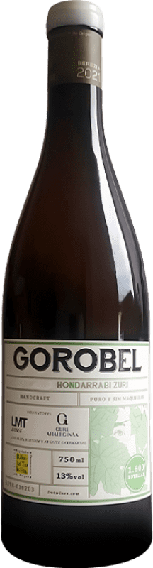 23,95 € | Vin blanc LMT Luis Moya Gorobel D.O. Bizkaiko Txakolina Pays Basque Espagne Hondarribi Zuri 75 cl