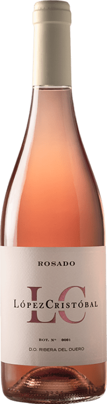 12,95 € Free Shipping | Rosé wine López Cristóbal Rosado D.O. Ribera del Duero
