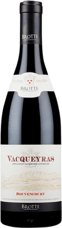 免费送货 | 红酒 Brotte Bouvencourt A.O.C. Vacqueyras 法国 Syrah, Grenache 75 cl