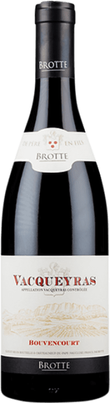 68,95 € Spedizione Gratuita | Vino rosso Brotte Bouvencourt A.O.C. Vacqueyras