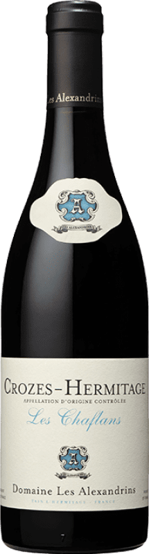 Free Shipping | Red wine Les Alexandrins Domaine Les Chaflans A.O.C. Crozes-Hermitage France Syrah 75 cl