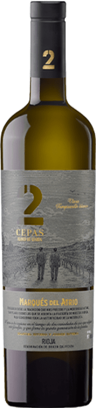 19,95 € | Красное вино Marqués del Atrio Dos Cepas D.O.Ca. Rioja Ла-Риоха Испания Viura, Tempranillo White 75 cl