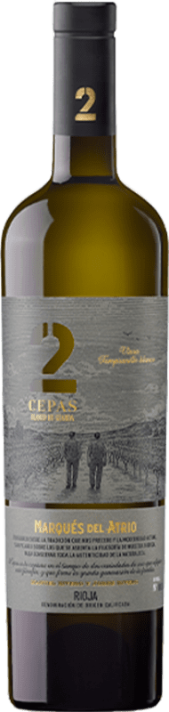 Free Shipping | Red Wine Marqués del Atrio Dos Cepas D.O.Ca. Rioja The Rioja Spain Tempranillo, Viura 75 cl