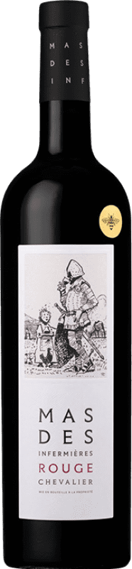 Free Shipping | Red Wine Mas des Infermières Chevalier A.O.C. Côtes du Luberon France Syrah — Shiraz, Garnacha — Grenache, Cariñena — Carignan 75 cl