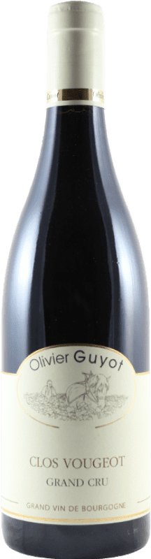 Free Shipping | Red wine Olivier Guyot Grand Cru A.O.C. Clos de Vougeot France Pinot Black 75 cl