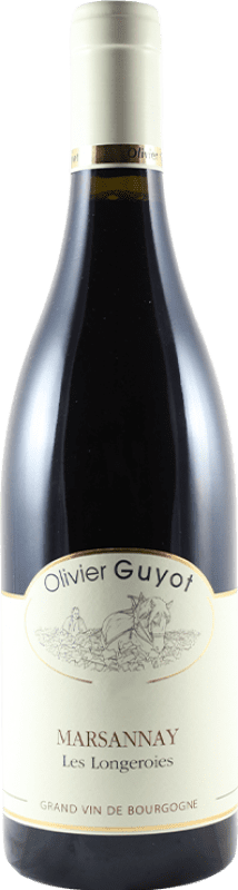 Free Shipping | Red Wine Olivier Guyot Les Longeroies A.O.C. Marsannay France Pinot Noir 75 cl